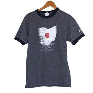 Jim Beam Genuine Bourbon Short Sleeve Graphic T-Shirt Size Small